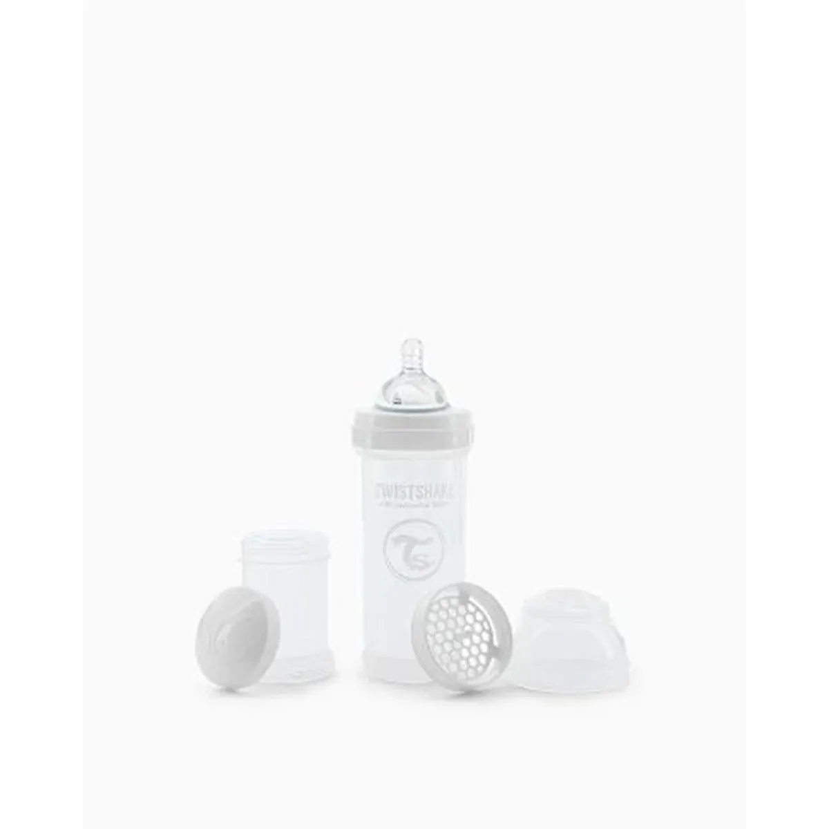 TWISTSHAKE - Mamadera Twistshake Anti-cólico 260ml Blanco