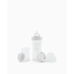 TWISTSHAKE - Mamadera Anti-cólico 260ml Blanco