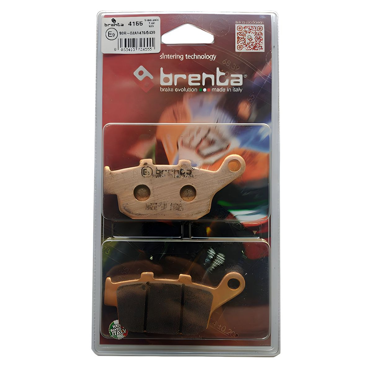 GENERICO - Pastilla de Freno Italiana Trasera Honda CB500 Sinterizado