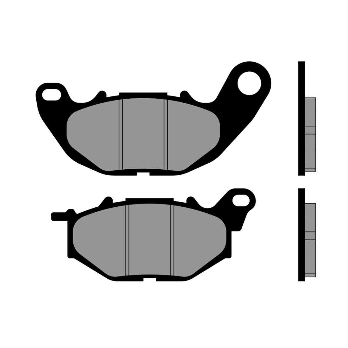 GENERICO - Pastilla de Freno Italiana Delantera Yamaha R3 Sinterizado