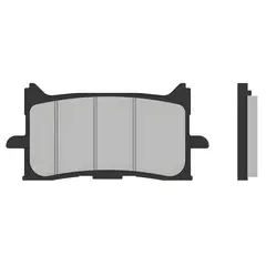 GENERICO - Pastilla de Freno Italiana Delan Africa Twin 1100 Sinteri