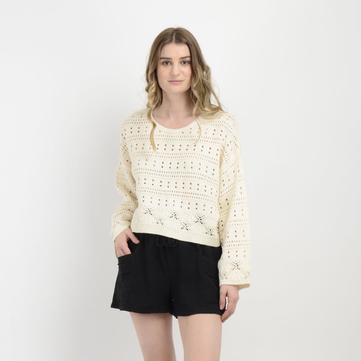 O'NEILL - SWEATER MAISEY BEIGE CLARO