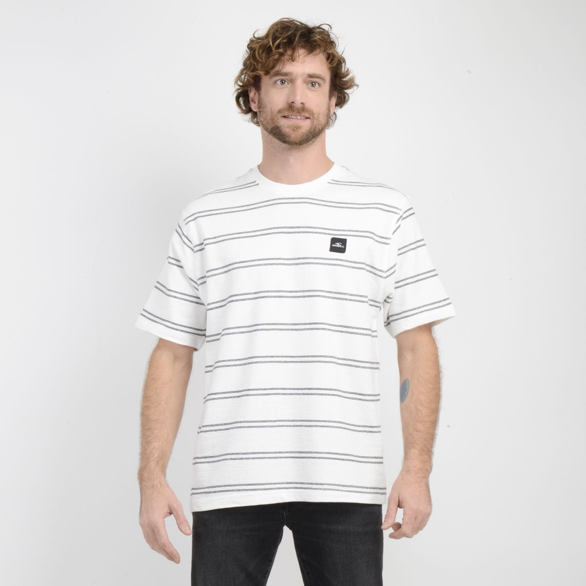 O'NEILL - POLERA MANGA CORTA SMACHER BEIGE CLARO