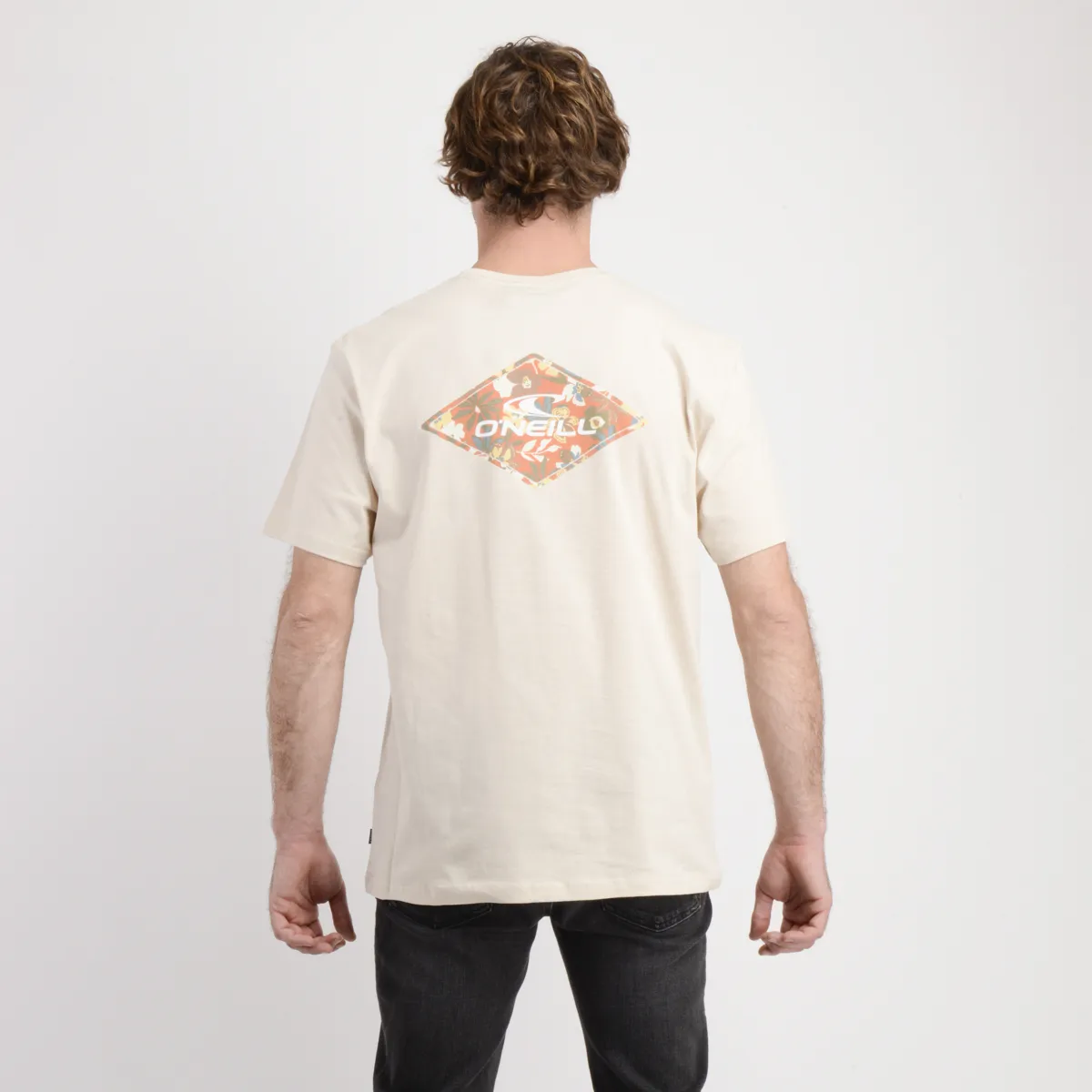 O'NEILL - POLERA MANGA CORTA BLENDED BEIGE CLARO