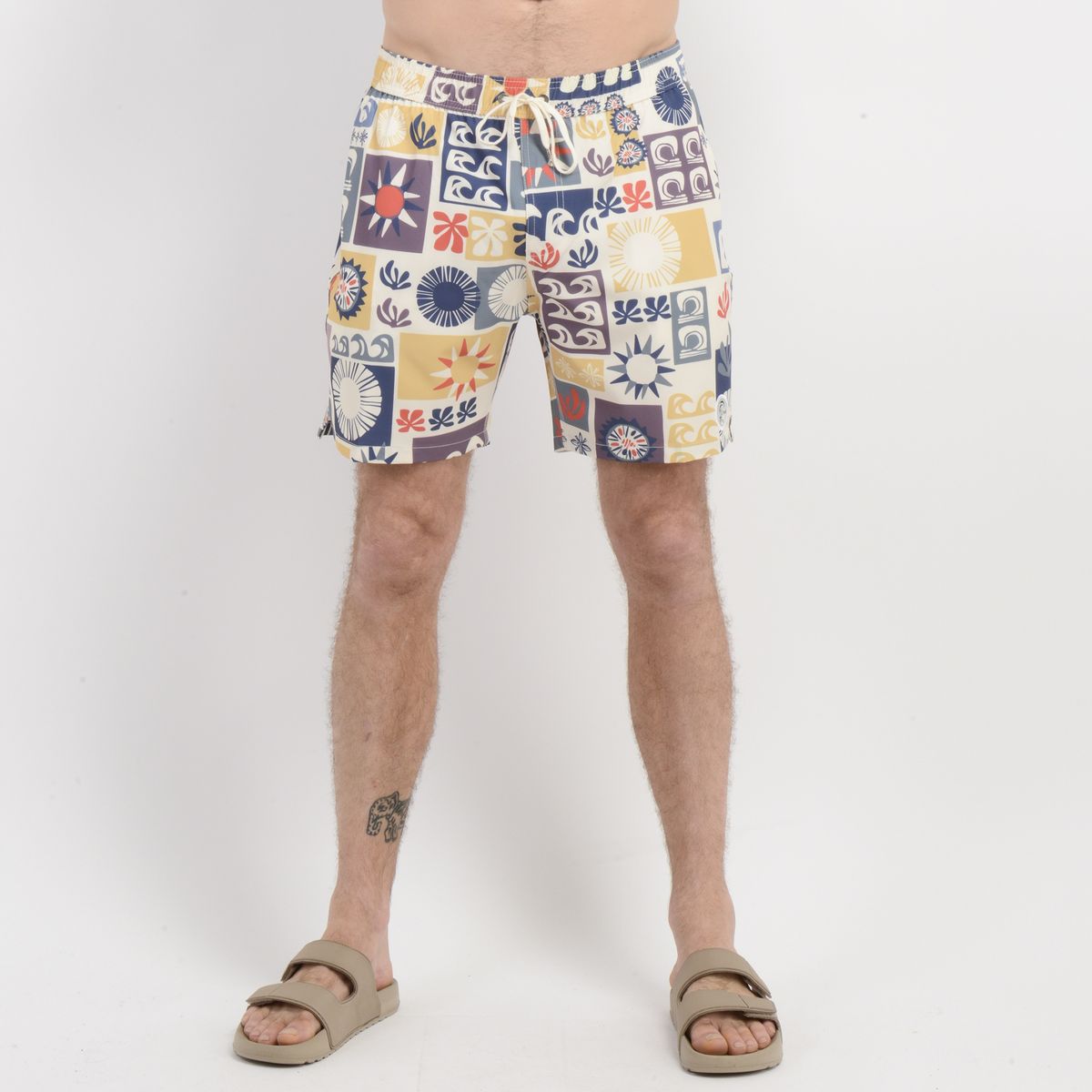 O'NEILL - TRAJE DE BAÑO VOLLEY OG BLOCK 16" BEIGE CLARO