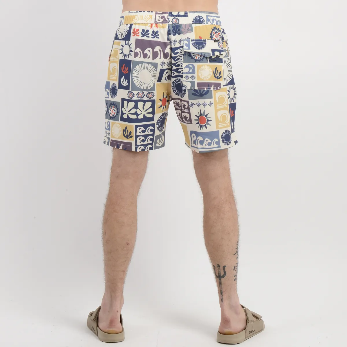 O'NEILL - TRAJE DE BAÑO VOLLEY OG BLOCK 16" BEIGE CLARO