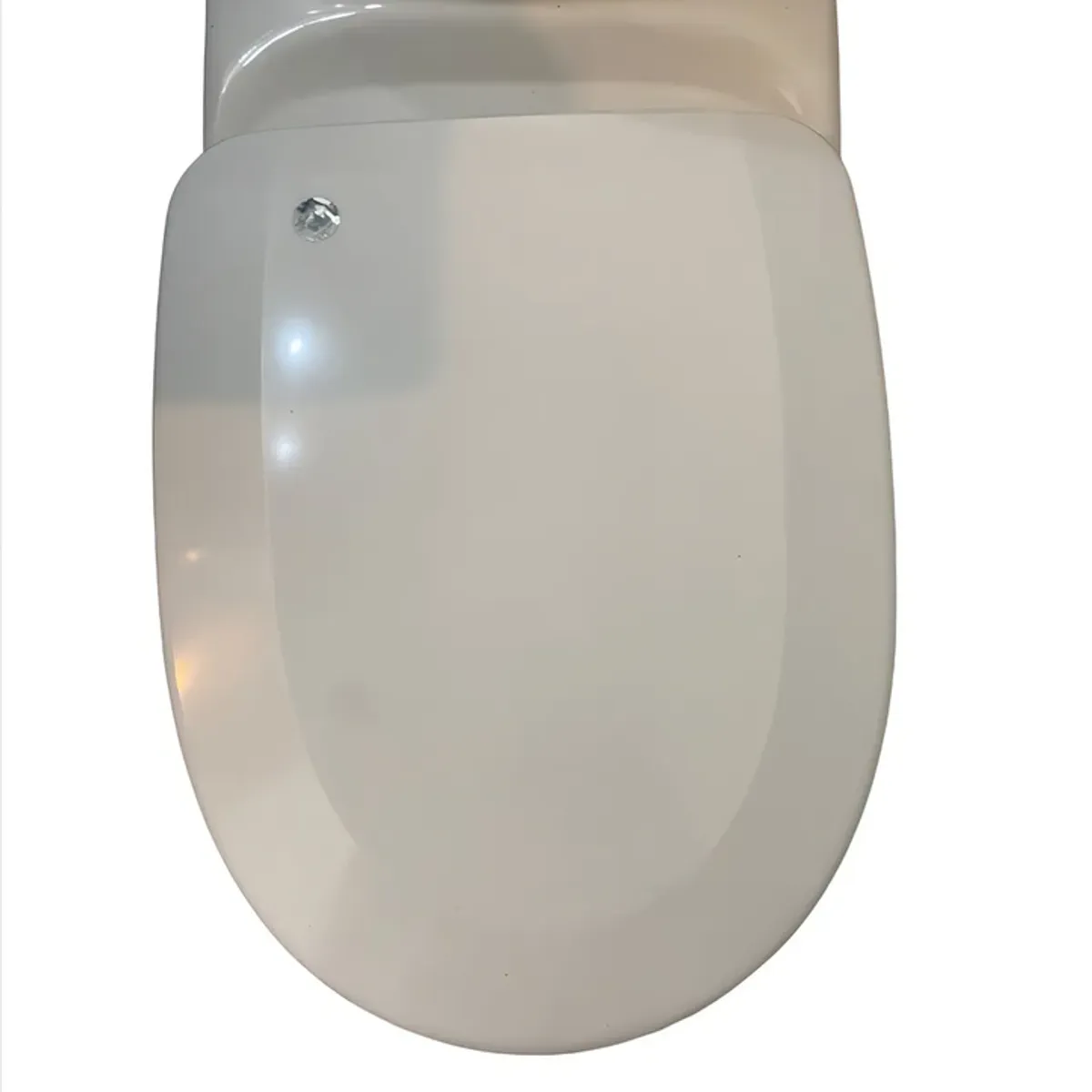 GENERICO - Tapa Asiento Para Baño Wc - Cierre Suave - Y00398 Color Blanco
