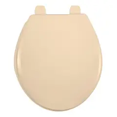 GENERICO - Asiento Plástico Redondo Antibacterial Color Bone - Bemis