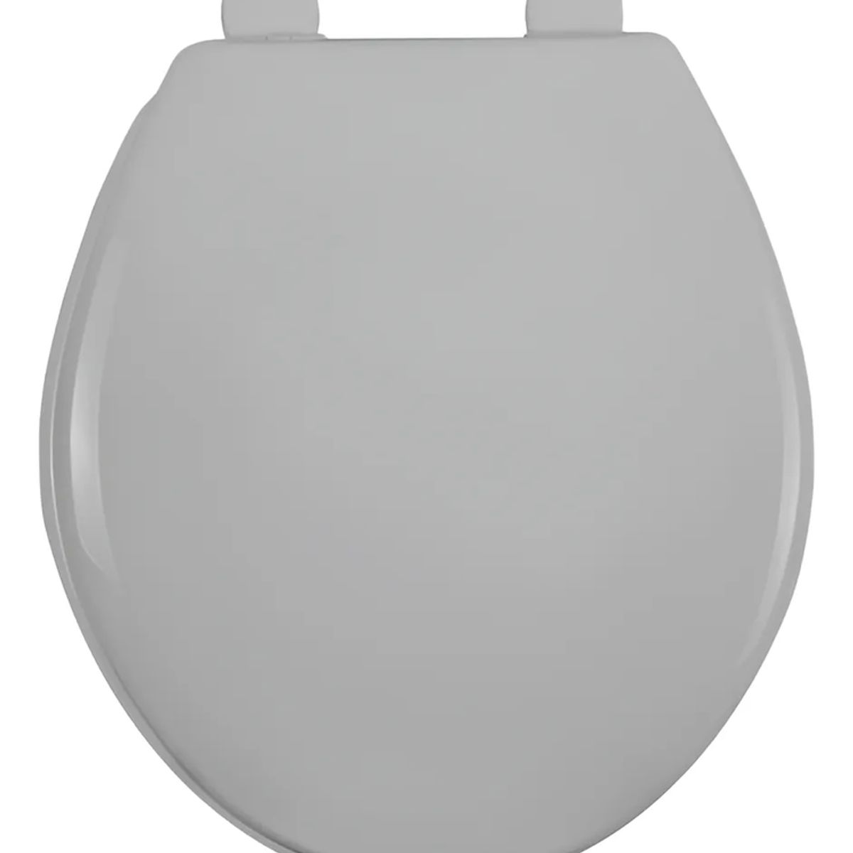 GENERICO - Asiento Plástico Redondo Antibacterial Color Gris - Bemis