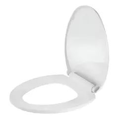 GENERICO - Tapa De Baño Asiento Wc Universal Cierre Suave Blanco