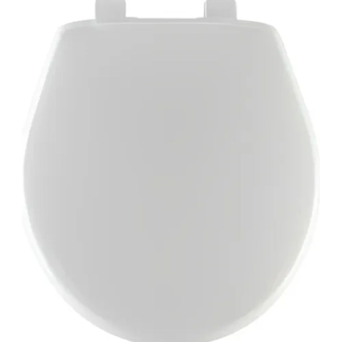 GENERICO - Asiento Plastico Redondo Aro Abierto Slow Close - Bemis Color Blanco