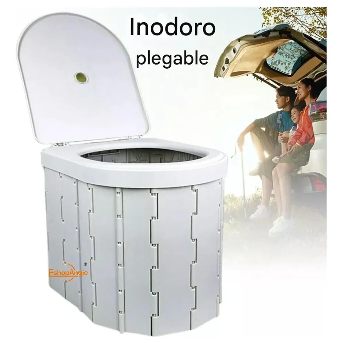 GENERICO - Inodoro Portátil Baño Plegable Para Camping