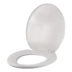 GENERICO - Tapa De Inodoro Baño De Plástico Blanco