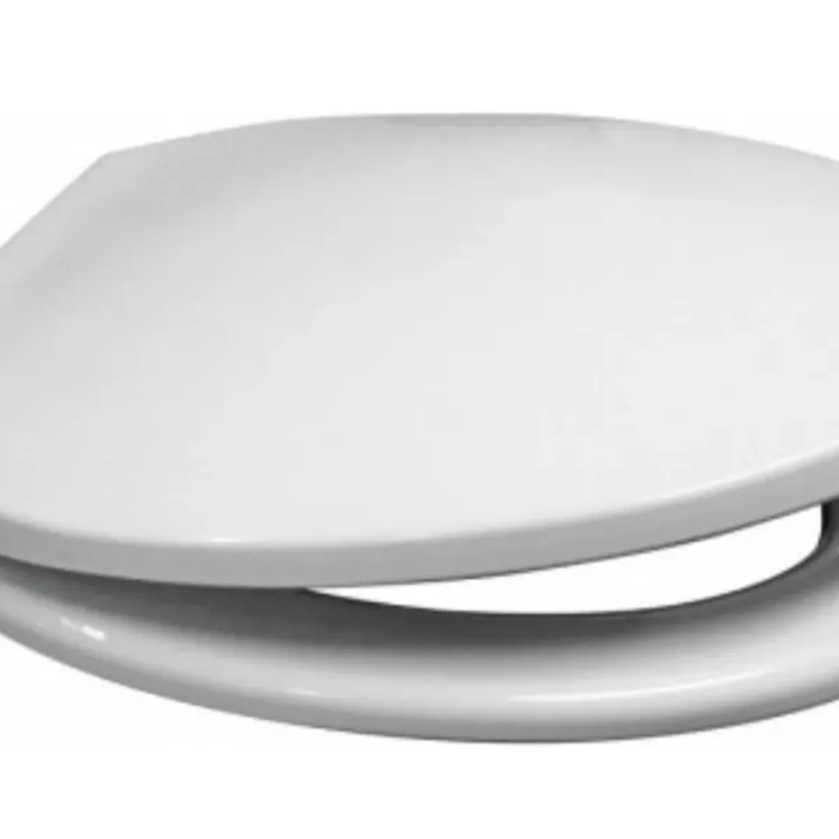 GENERICO - Asiento Tapa Wc Elongado Reforzado - Cierre Suave Hoffens Blanco