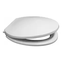 GENERICO - Asiento Tapa Wc Elongado Reforzado - Cierre Suave Hoffens Blanco