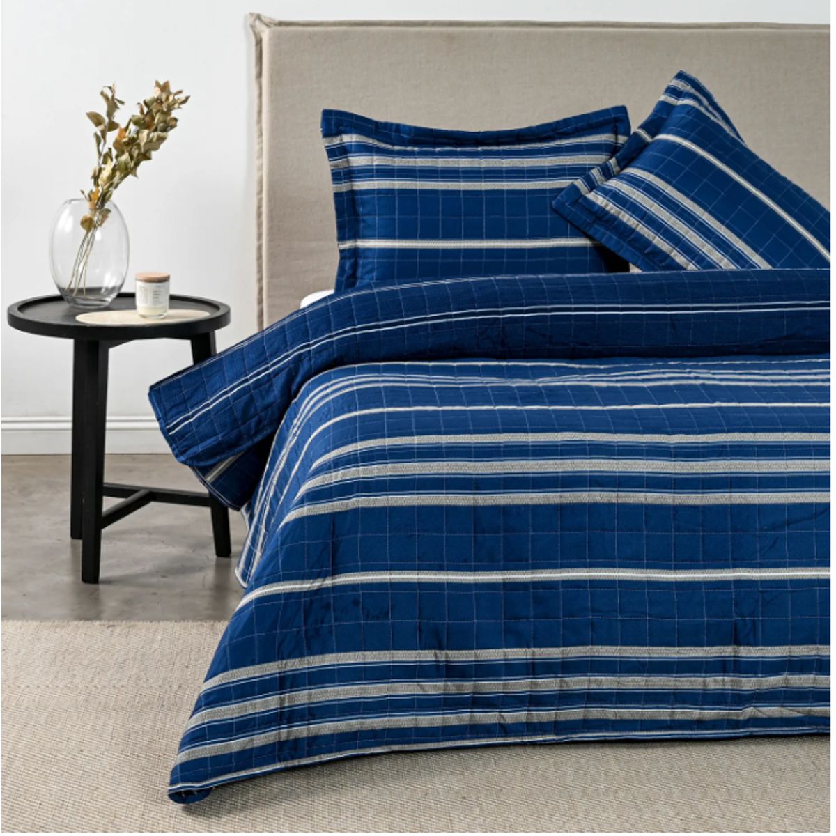 CANNON - Quilt Cubrecamas 2 Plazas Temporada Primavera Af - Marino