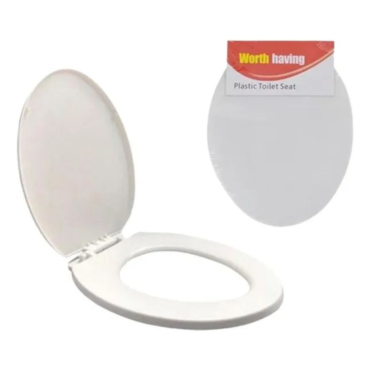 GENERICO - Tapa Asiento De Baño Wc Cierre Lento 00398  43x36cm
