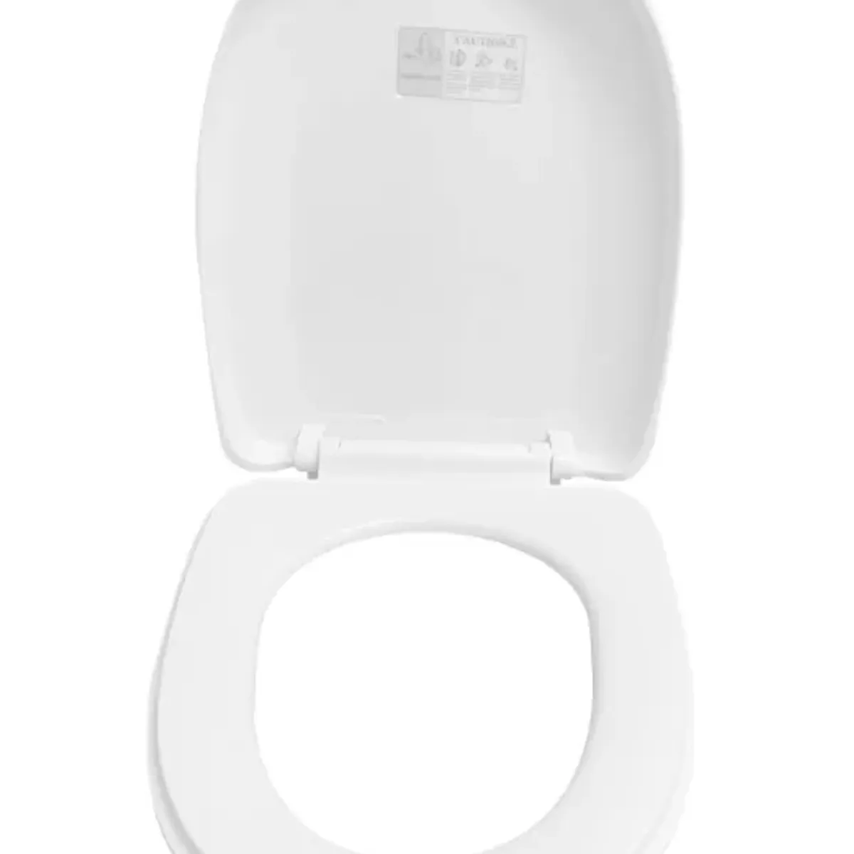 GENERICO - Tapa Asiento Para Baño Wc - Cierre Suave - Y00398 Color Blan Blanco