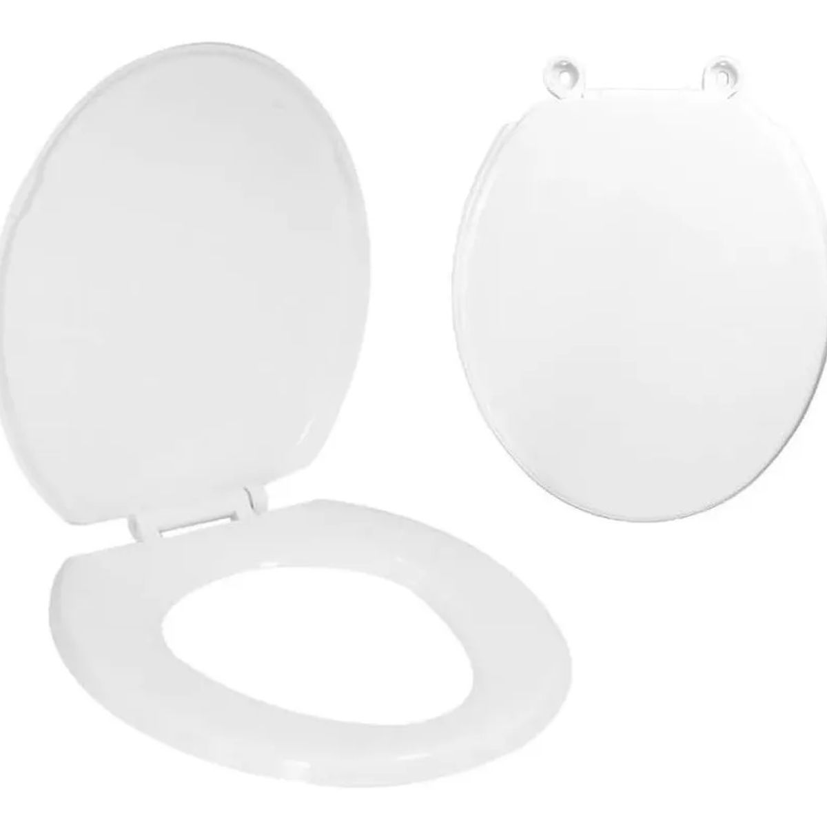 GENERICO - Asiento Y Tapa De Baño Wc Blanca