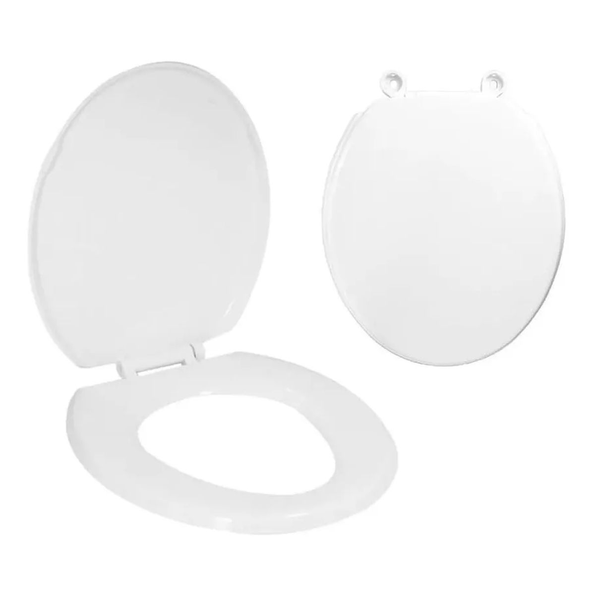GENERICO - Asiento Y Tapa De Baño Wc Blanca
