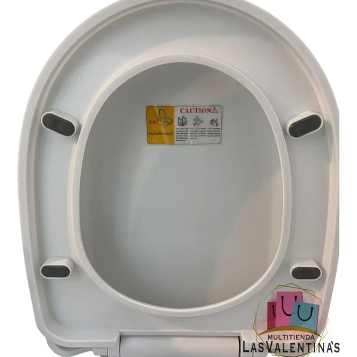 GENERICO - Tapa Asiento De Baño Wc Cierre Lento Y00398
