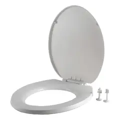 GENERICO - Asiento Tapa De Baño Wc Bolonia Antibacterial Cierre Lento