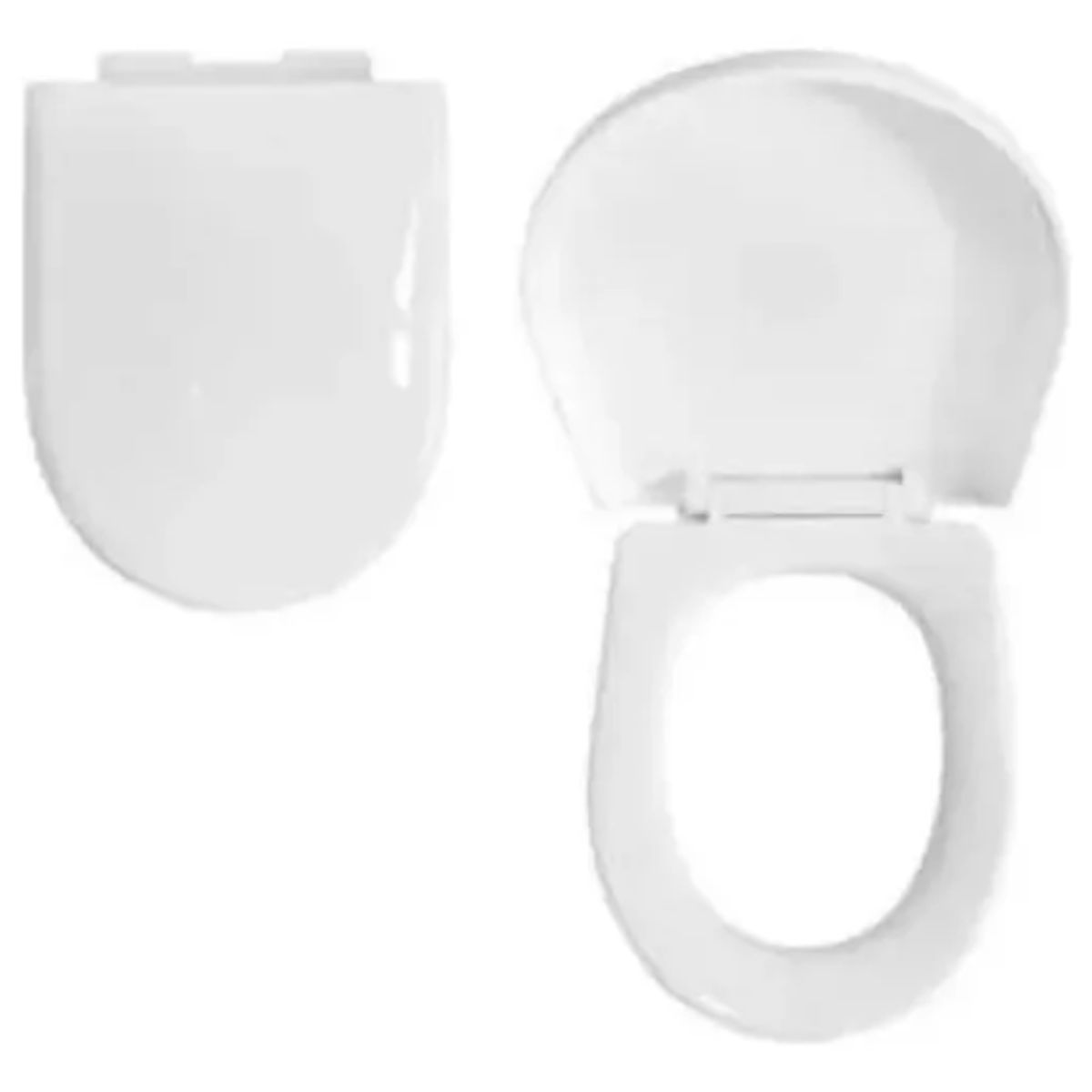 GENERICO - Tapa Y Asiento De Para Baño Wc Blanco
