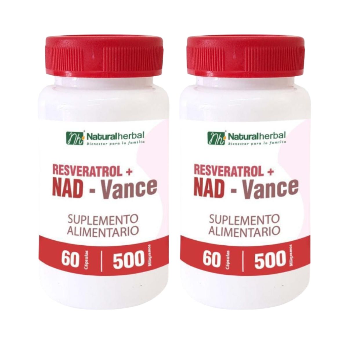 GENERICO - Resveratrol + Nad :  Nicotinamide Quercitina ++ Nh 2x60 Caps