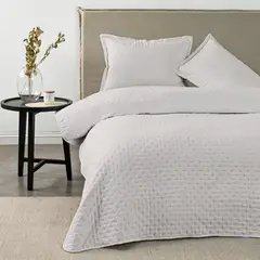 CANNON - Quilt Cubrecamas 2 Plazas Temporada Primavera Af -Beige Dots Heatpress