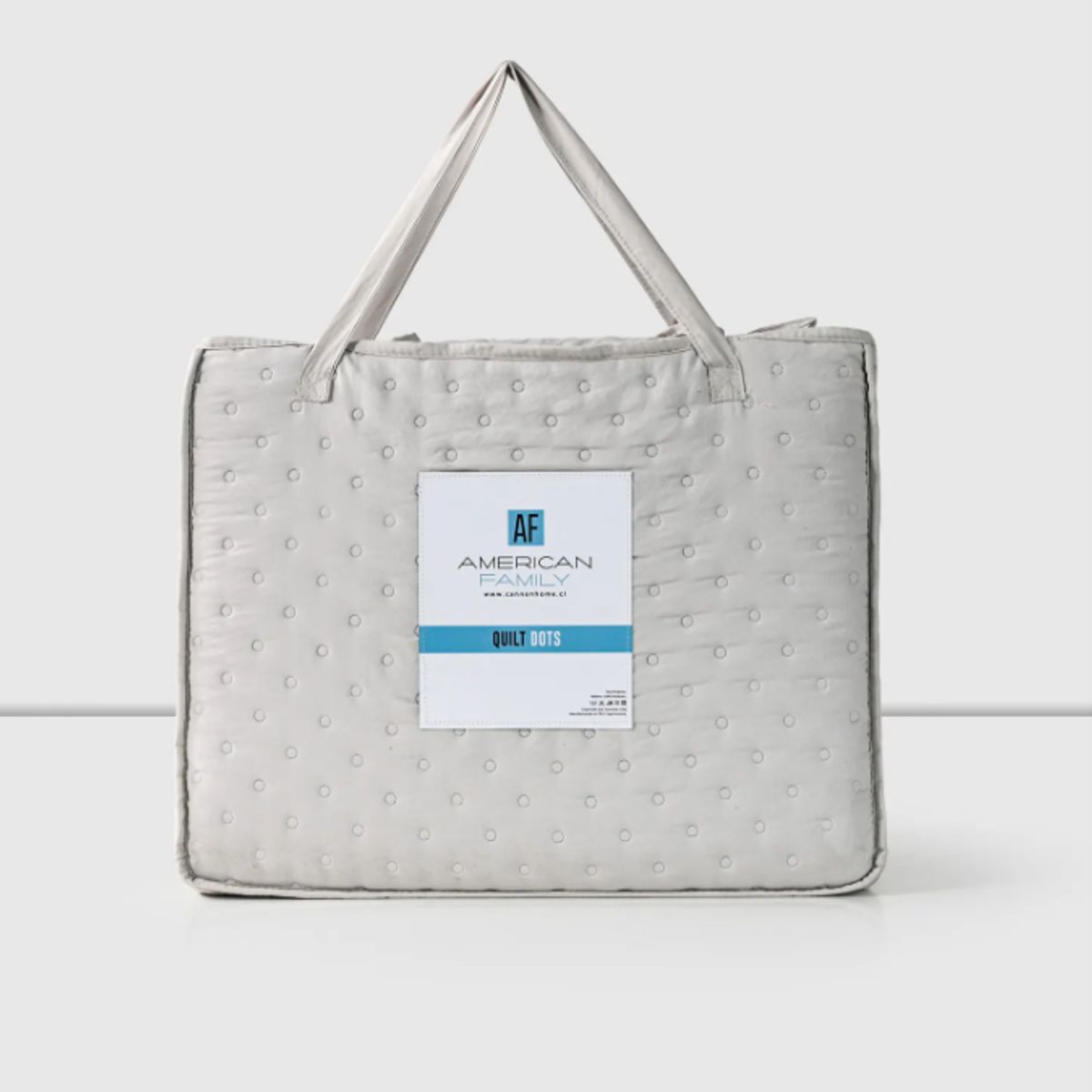 CANNON - Quilt Cubrecamas 2 Plazas Temporada Primavera Af -Beige Dots Heatpress