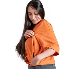 FREE THE MAMA - Polera de Lactancia Charlotte Cierres Invisibles Maternidad