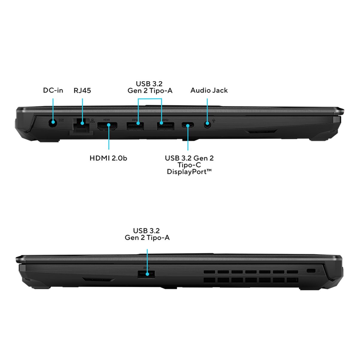 ASUS - Notebook ASUS TUF Gaming A15 AMD Ryzen 5 8GB RAM 512GB SSD RTX 3050 15.6"