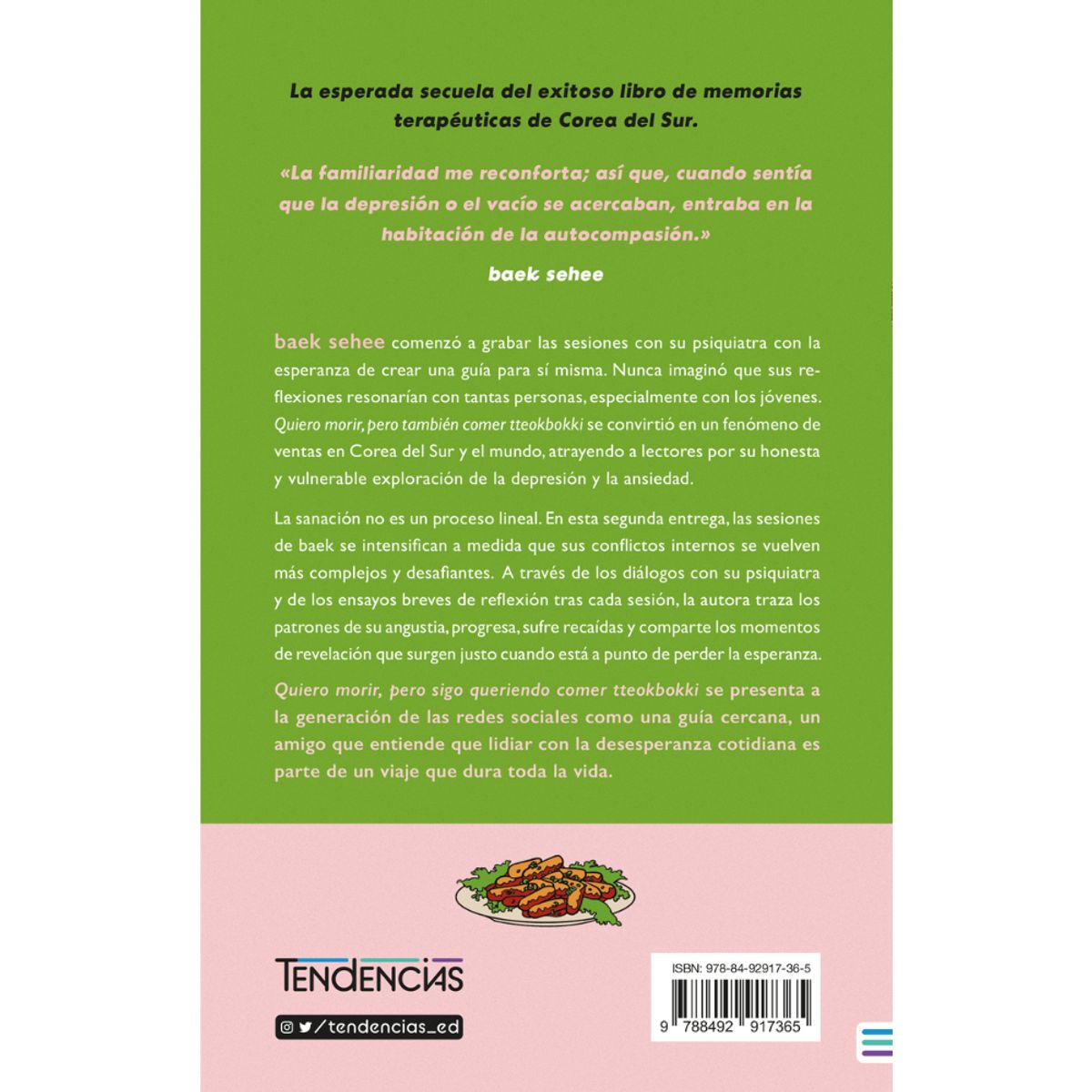 EDICIONES URANO - Libro Quiero Morir, Pero Sigo Queriendo Comer Tteokbokki
