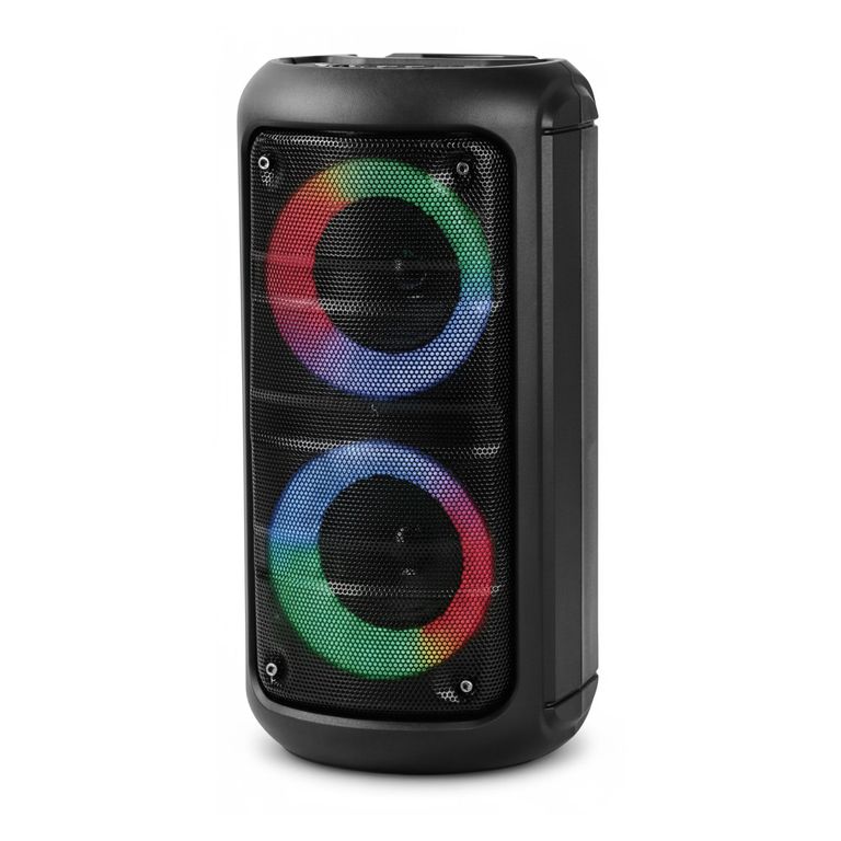 Parlante Portable Bt con Mic Luz Led 10w AP02086 Audiopro Negro