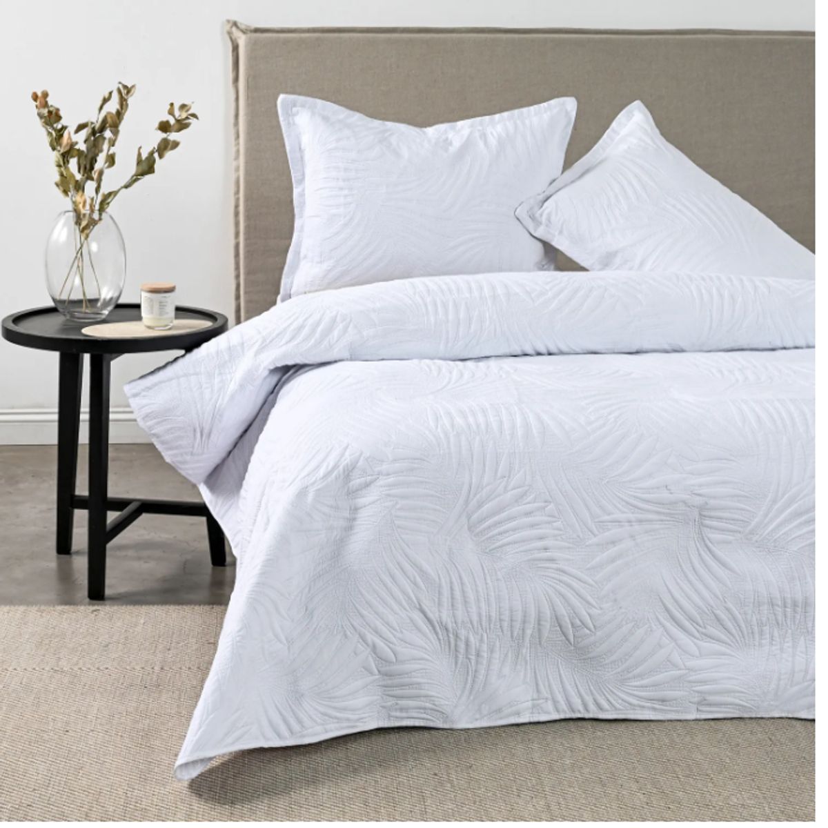 CANNON - Quilt Cubrecamas 1 Plaza 1/5 Temporada Primavera Af -Blanco Dost Heatpress