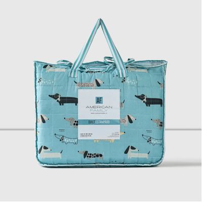 Imagen 2 del producto Quilt Cubrecamas 1 Plaza 1/5 Temporada Primavera Af -DOG