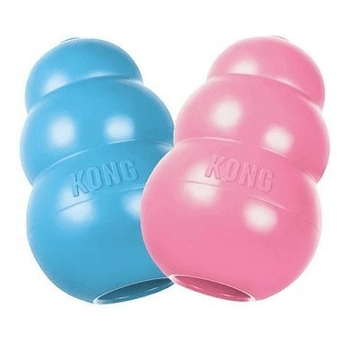 KONG - Juguete Kong Puppy Para Perros Cachorros Talla M 7-16 Kg - Celeste