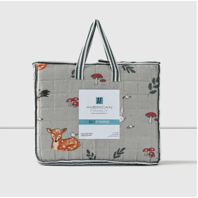 Imagen 2 del producto Quilt Cubrecamas 1 Plaza 1/5 Temporada Primavera Af -FOX