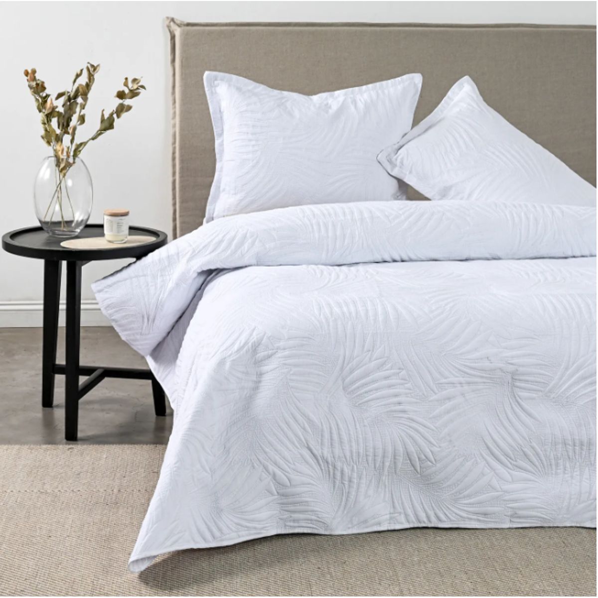CANNON - Quilt Cubrecamas 1 Plaza 1/5 Temporada Primavera Af -White Marquis Heatpress