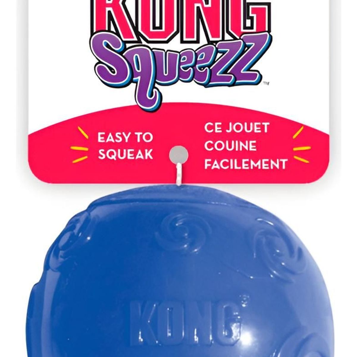 KONG - Juguete Pelota Para Perro Kong Squeezz Ball Talla M - Azul