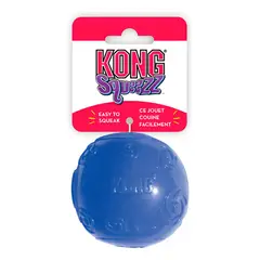 KONG - Juguete Pelota Para Perro Squeezz Ball Talla M - Azul
