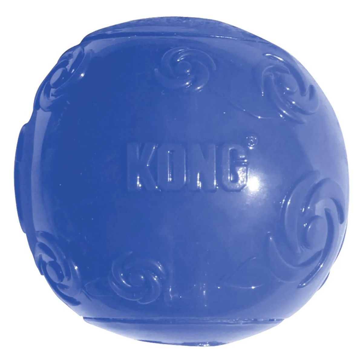 KONG - Juguete Pelota Para Perro Kong Squeezz Ball Talla M - Azul