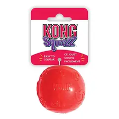 KONG - Juguete Pelota Para Perro Squeezz Ball Talla M - Rojo