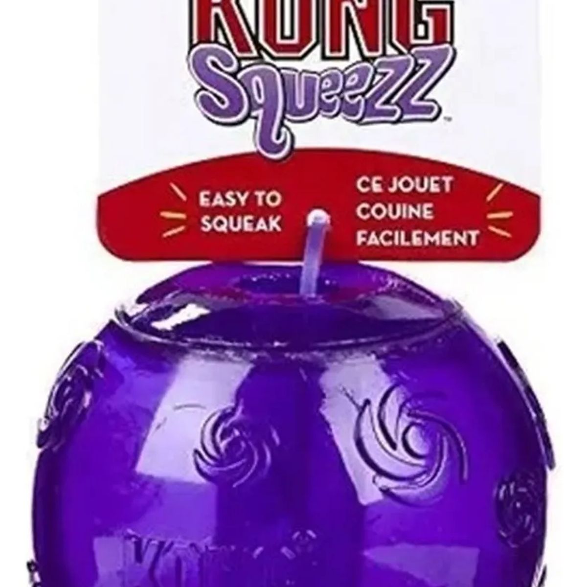 KONG - Juguete Pelota Para Perro Kong Squeezz Ball Talla M - Violeta