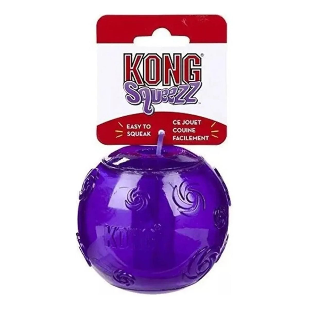 KONG - Juguete Pelota Para Perro Kong Squeezz Ball Talla M - Violeta