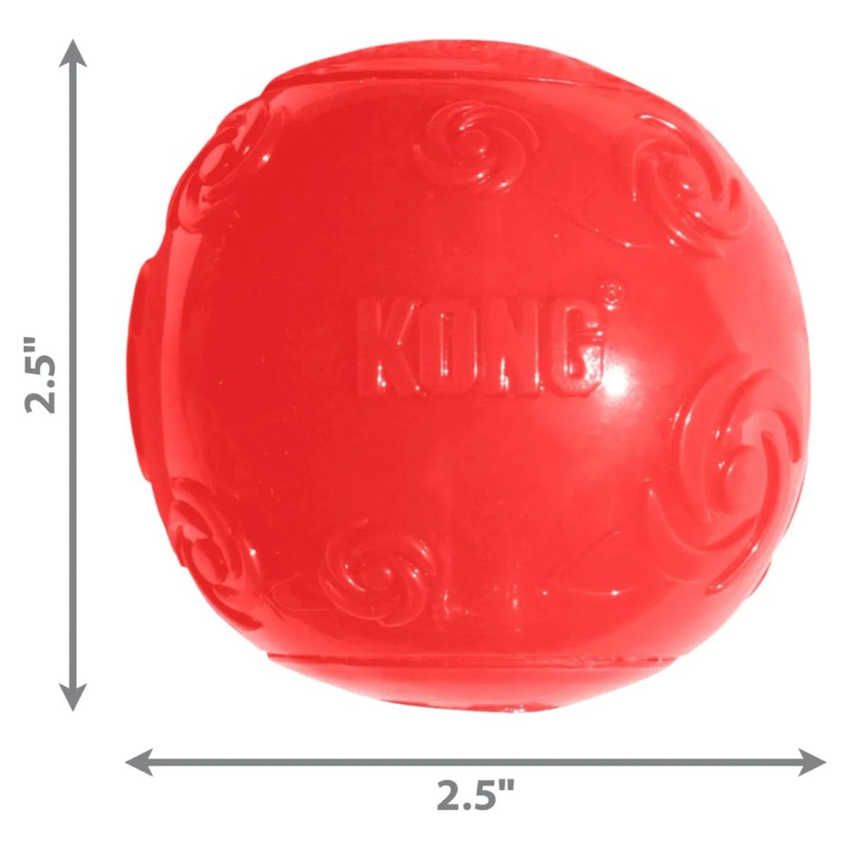 KONG - Juguete Pelota Para Perro Kong Squeezz Ball Talla M - Violeta