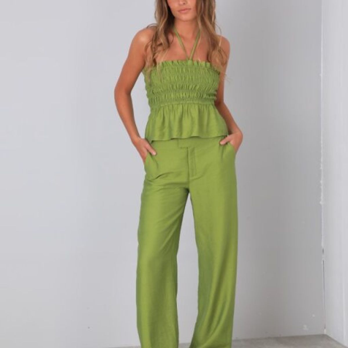 RAINDOOR - Top Strapless Lino