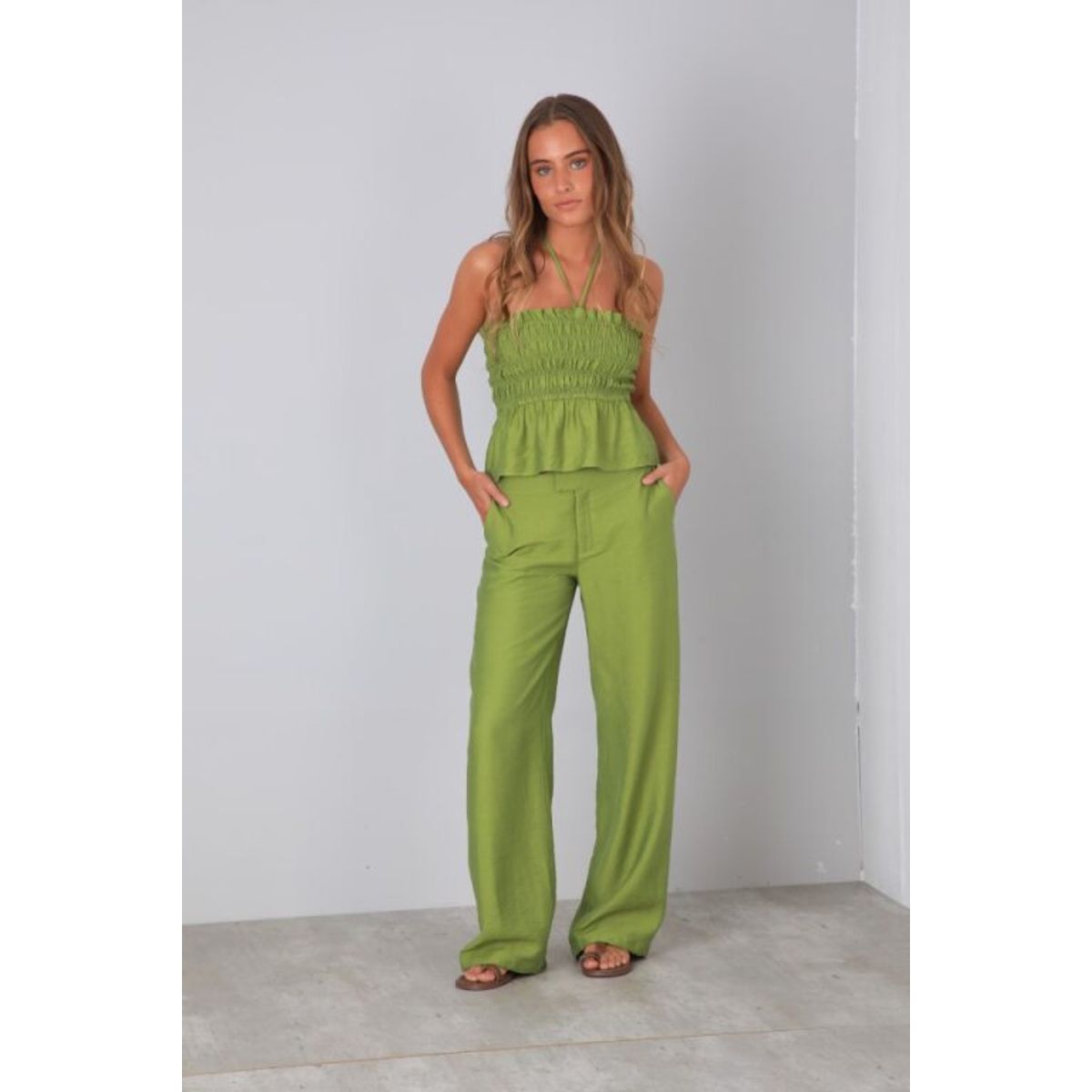 RAINDOOR - Top Strapless Lino