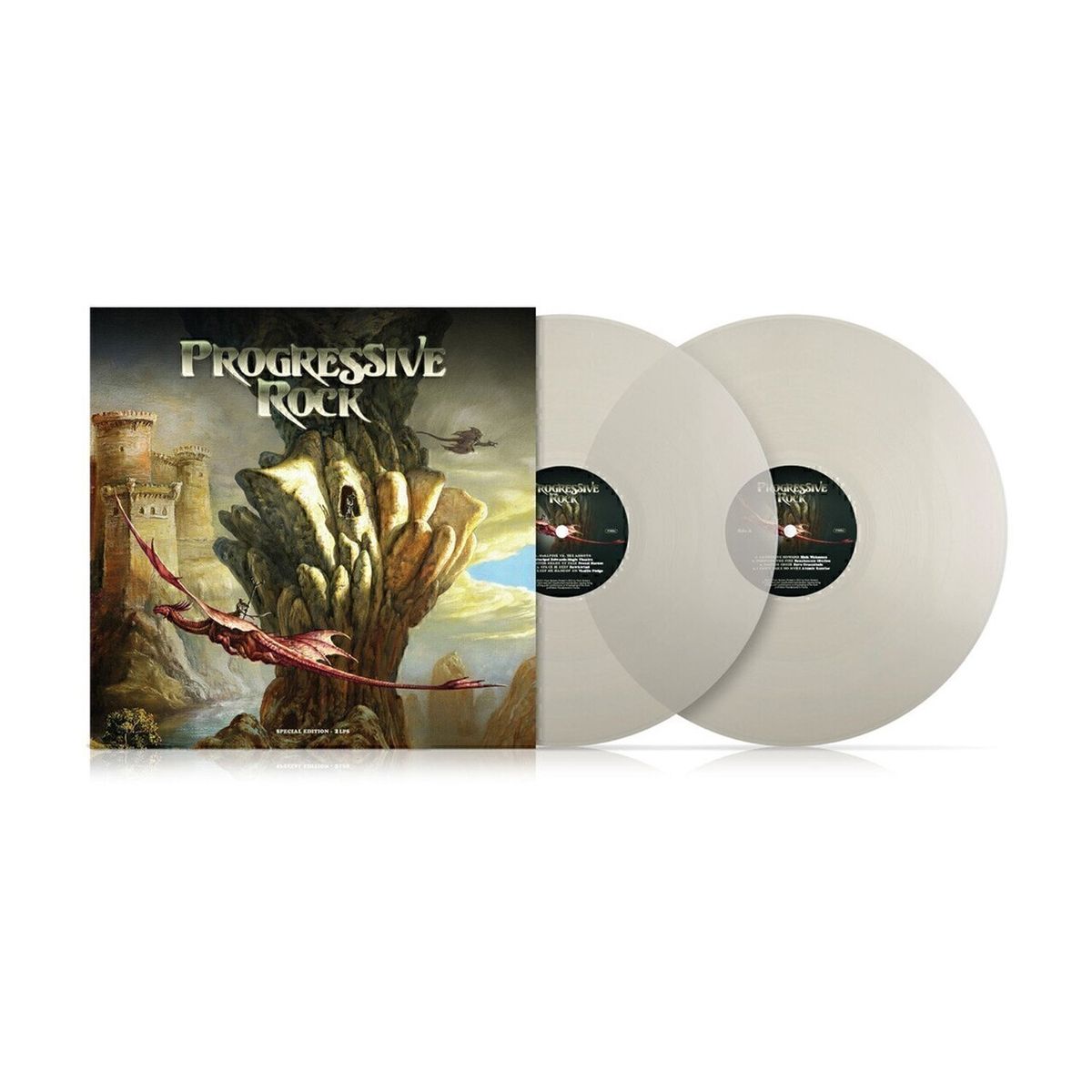 GRUPO LASER DISC - Vinilo Varios Artistas Progressive Rock Trans Vinyl 2lp