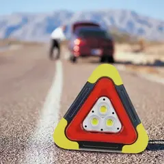 GENERICO - Triángulo De Seguridad Genérico Led 3 Recargable Solar